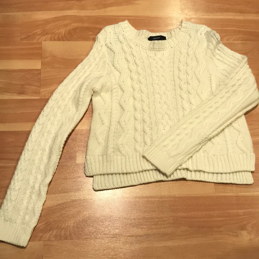 Cream sweater